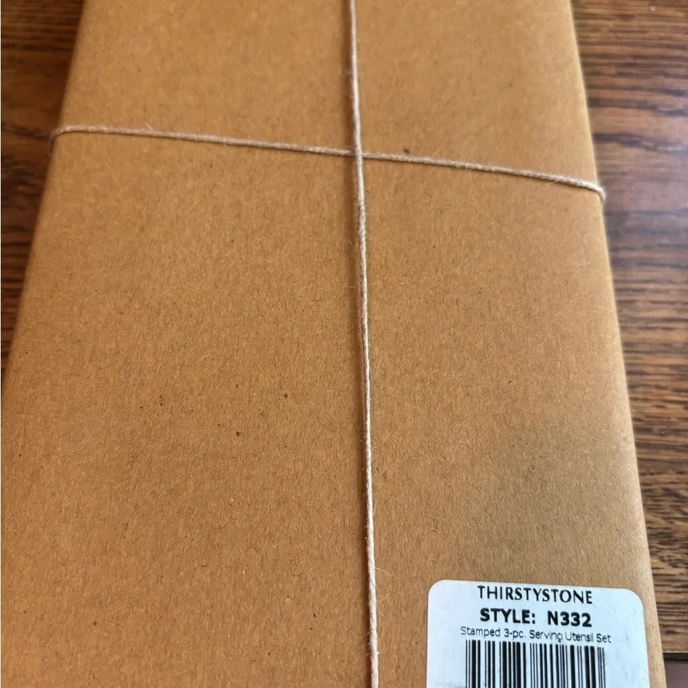 NIB Thirstystone Stamped 3pc Serving Set